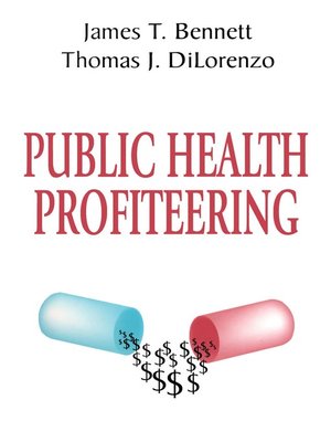 cover image of Public Health Profiteering